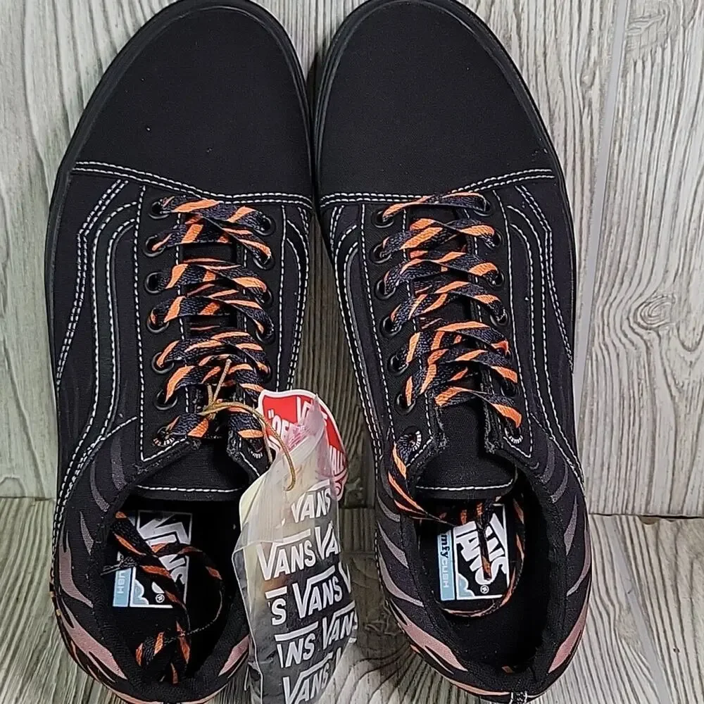 Vans ComfyCush Old Skool Tiger Discovery Project Cat Mens Size 9.5 Womens 11 NEW